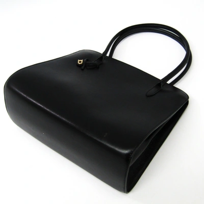 Pre-owned Delvaux Black Leather Handbag