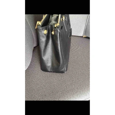 Pre-owned Prada Leather Handbag In Black