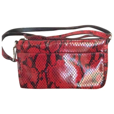 Pre-owned Alchimia Di Ballin Leather Mini Bag In Red