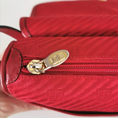 Pre-owned Emilio Pucci Cloth Crossbody Bag In Red
