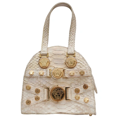 Pre-owned Versace Python Handbag