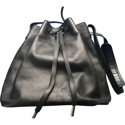 Pre-owned Pb 0110 Leather Handbag In Black