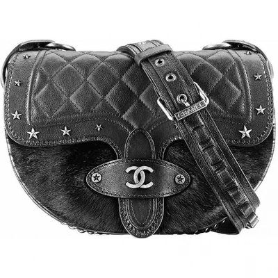 Pre-owned Chanel Black Leather Handbags