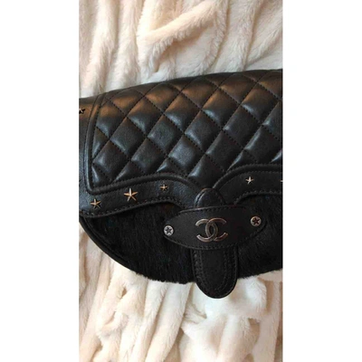 Pre-owned Chanel Black Leather Handbags