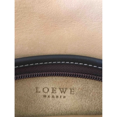 Pre-owned Loewe Handbag In Camel
