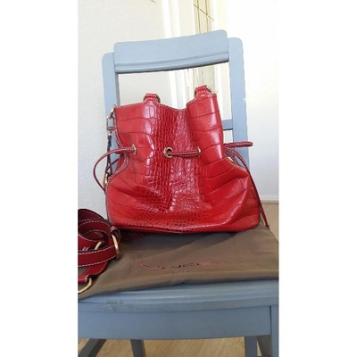 Pre-owned Lancel Red Leather Handbags