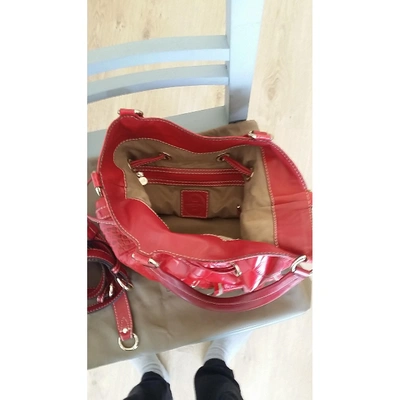 Pre-owned Lancel Red Leather Handbags