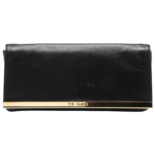 ted baker black clutch bag