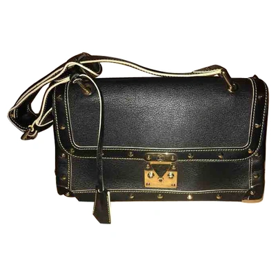 Pre-owned Louis Vuitton Leather Handbag In Black