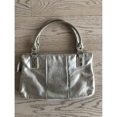 Pre-owned Sigerson Morrison Leather Handbag In Silver