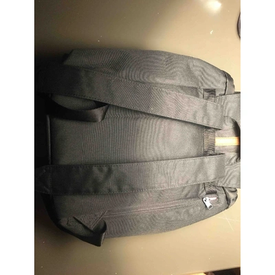 Pre-owned Herschel Linen Backpack In Black