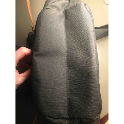 Pre-owned Herschel Linen Backpack In Black