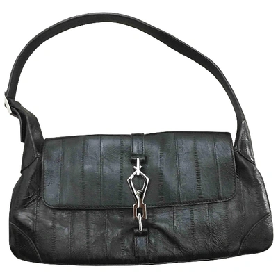 Pre-owned Gucci Black Leather Handbag