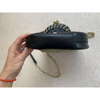 Pre-owned Diane Von Furstenberg Leather Crossbody Bag In Khaki