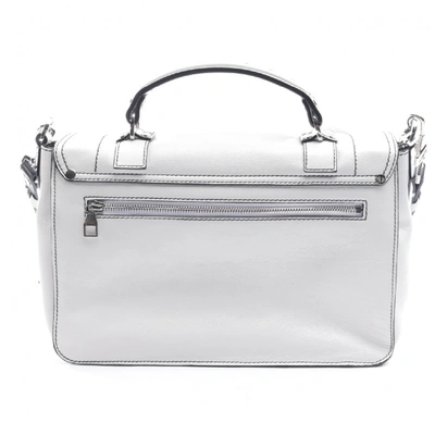 Pre-owned Proenza Schouler Ps1 White Leather Handbag