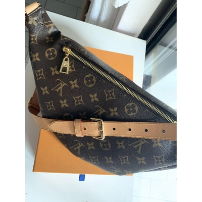 Bum bag / sac ceinture cloth belt bag Louis Vuitton Brown in Cloth