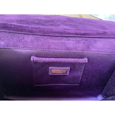 Pre-owned Emilio Pucci Handbag In Purple