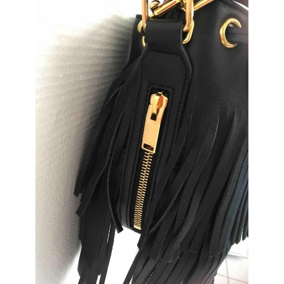 Pre-owned Saint Laurent Emmanuelle Black Leather Handbag