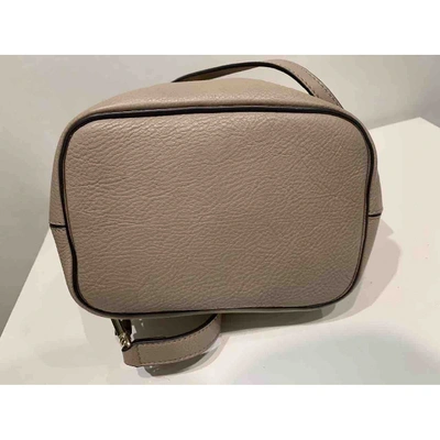Pre-owned Chloé Grey Leather Backpack