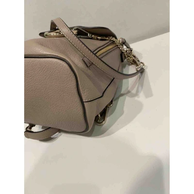 Pre-owned Chloé Grey Leather Backpack