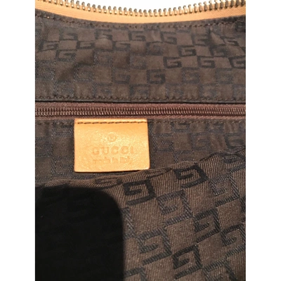 Pre-owned Gucci Camel Leather Handbag