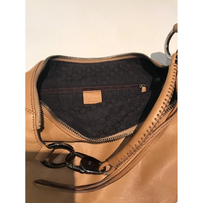 Pre-owned Gucci Camel Leather Handbag