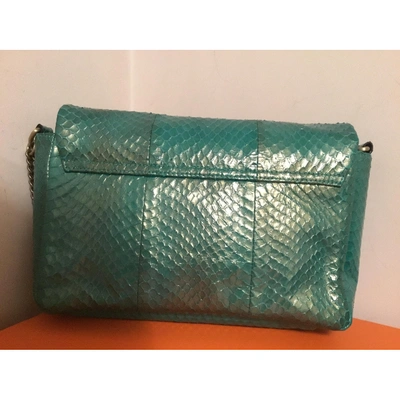Pre-owned By Malene Birger Green Leather Handbag