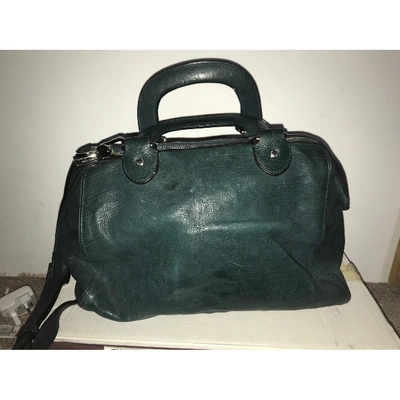 Pre-owned Dolce & Gabbana Leather Handbag In Blue