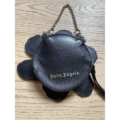 Pre-owned Palm Angels Leather Mini Bag In Black