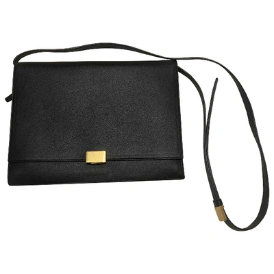 Pre-owned Smythson Black Leather Handbag