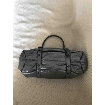 Pre-owned Lanvin Leather Handbag In Metallic
