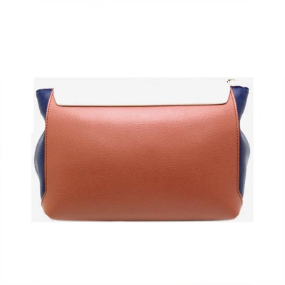 Pre-owned Furla Blue Leather Handbag