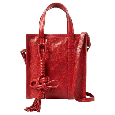 Pre-owned Balenciaga Red Leather Handbags