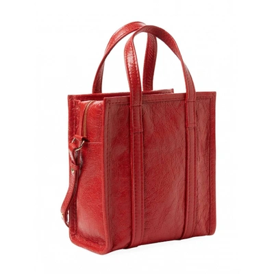 Pre-owned Balenciaga Red Leather Handbags