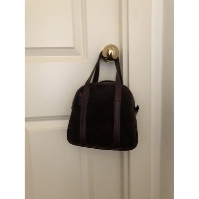 Pre-owned Dolce & Gabbana Cloth Handbag In Brown