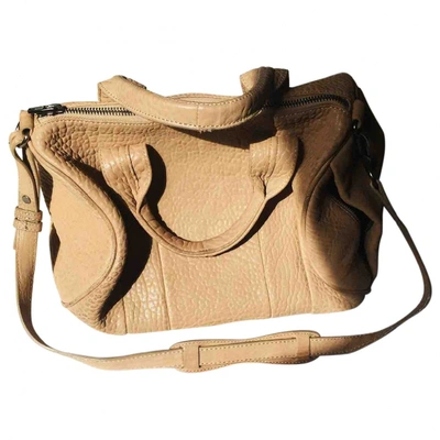 Pre-owned Alexander Wang Rocco Beige Leather Handbag