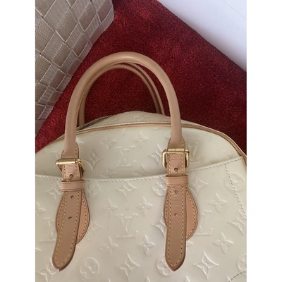 Pre-owned Louis Vuitton Beige Patent Leather Handbag