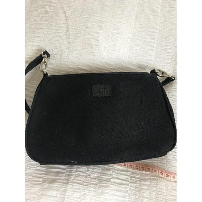 Pre-owned Lulu Guinness Cloth Mini Bag In Black