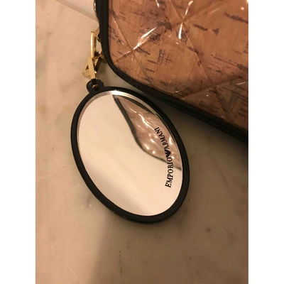 Pre-owned Emporio Armani Clutch Bag In Pink