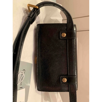 Pre-owned Dior Black Leather Clutch Bags