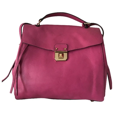 Pre-owned Mcm Leather Handbag In Pink