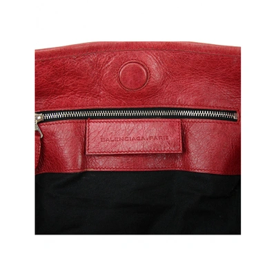 Pre-owned Balenciaga Day  Red Leather Handbag
