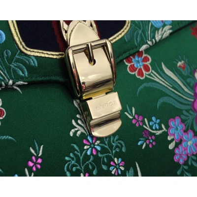 Pre-owned Gucci Sylvie Cloth Handbag In Multicolour