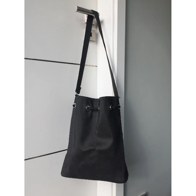 Pre-owned Lacoste Handbag In Black