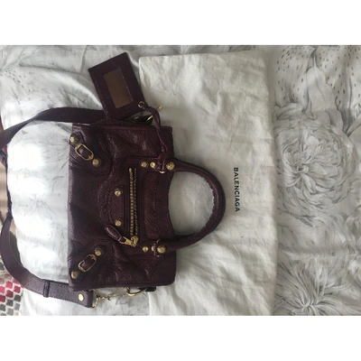 Pre-owned Balenciaga City Leather Crossbody Bag In Other