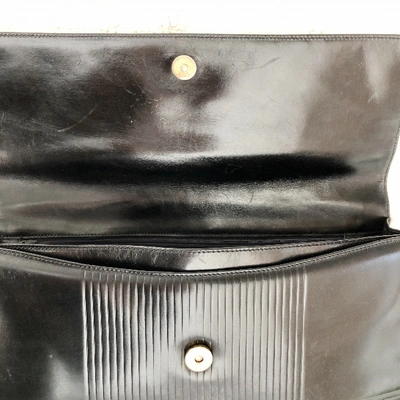 Pre-owned Lanvin Black Leather Clutch Bag