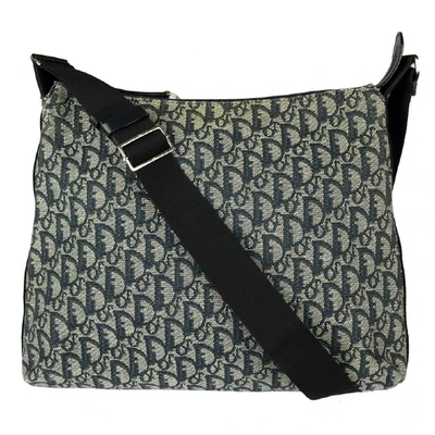 Pre-owned Dior Navy Cloth Handbag