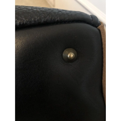 Pre-owned Dries Van Noten Leather Bag In Black