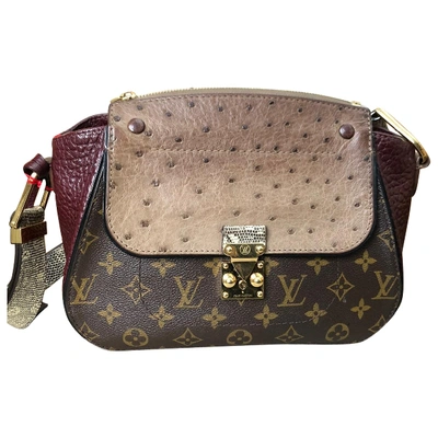 Ostrich handbag Louis Vuitton Brown in Ostrich - 26833888