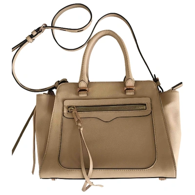 Pre-owned Rebecca Minkoff Leather Handbag In Beige